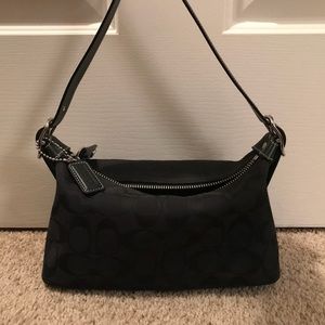 Small black coach bag
